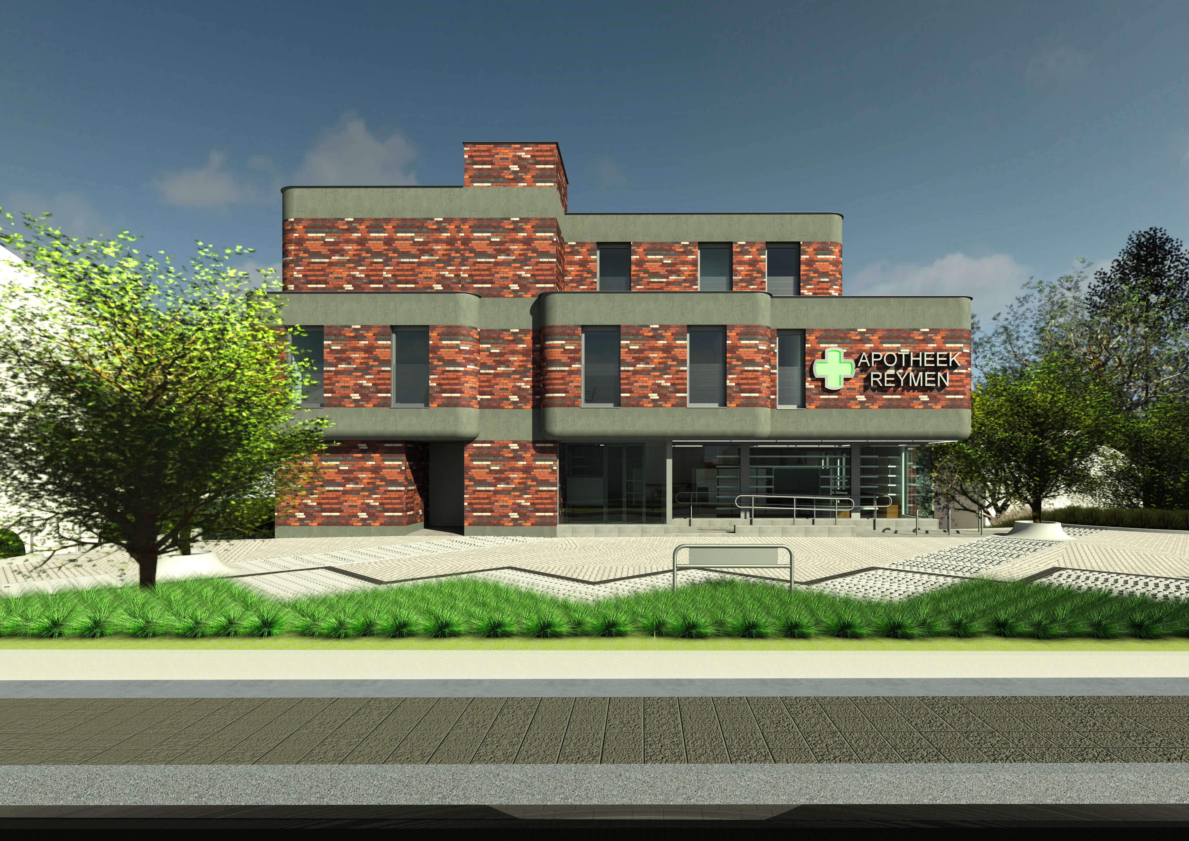 Apotheek Reymen: een economisch rendabel en ecologisch verantwoord gebouw met StoCleyer B