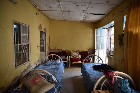 View of Faiz Abubakr’s family house in Khartoum, which they had to leave for a safer place. April 2023.