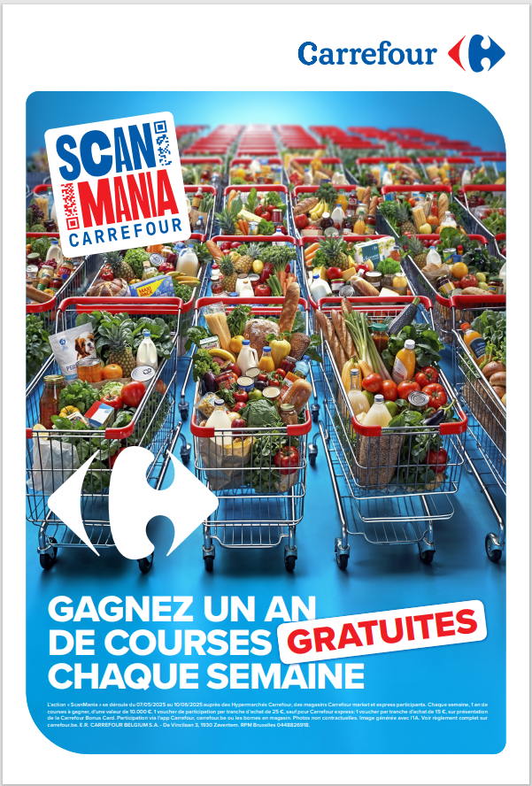 Carrefour lance la troisième édition de ScanMania : 5 semaines de super promos et une chance de gagner un an de courses gratuites