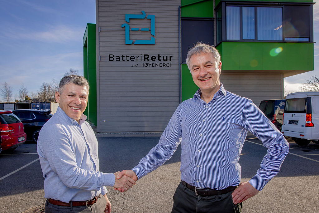Marcus Sandholmen, CEO of Høyenergi and Daniel Chéret, CEO of Sortbat Marcus Sandholmen, CEO of Høyenergi and Daniel Chéret, CEO of Sortbat