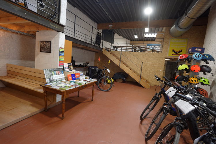L'ancien garage automobile s'est mué en atelier vélo