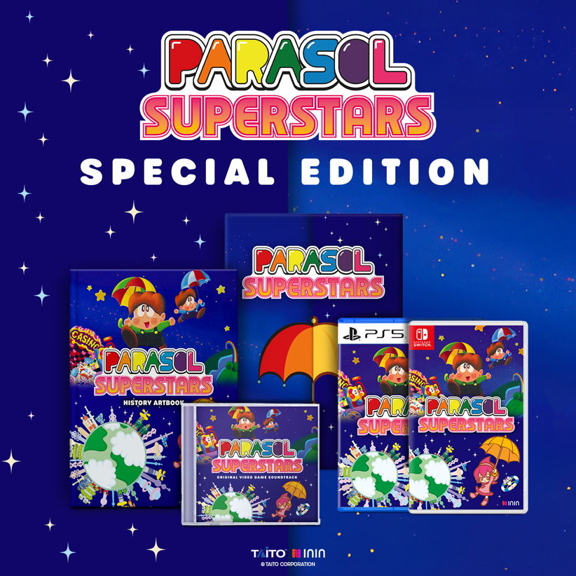 Parasol Superstars - edición especial física