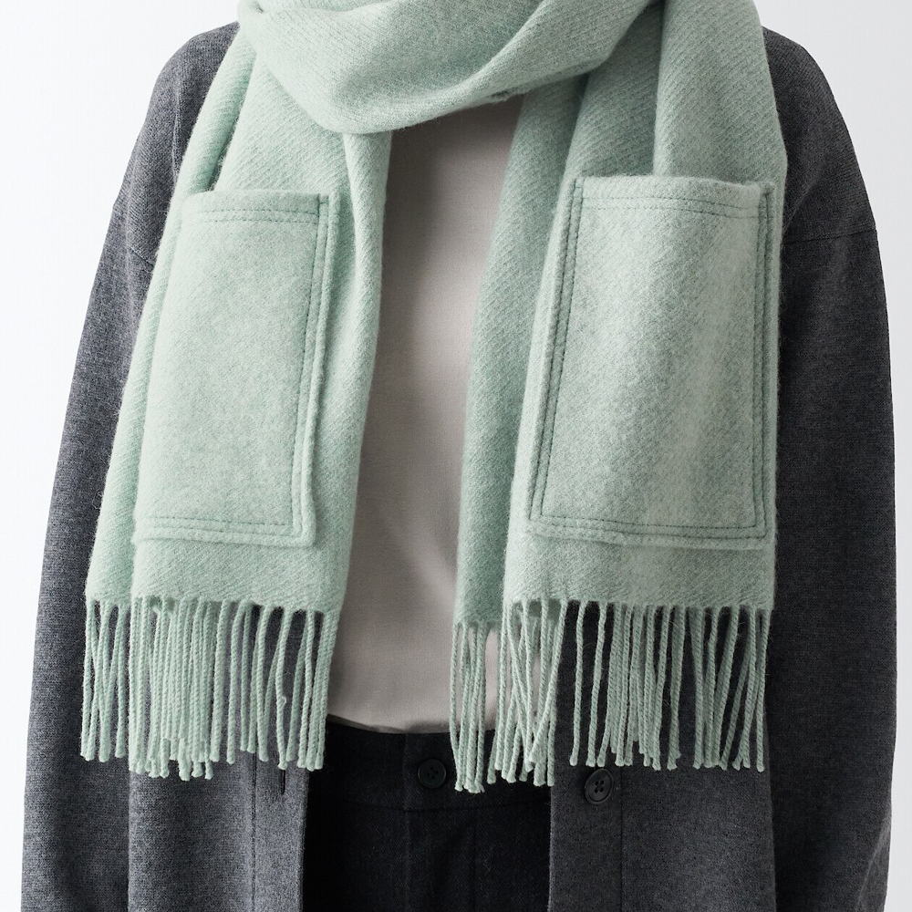 Wool Stole with Pocket, $49.90