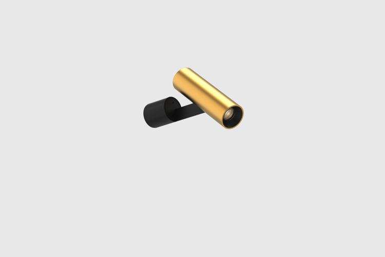 ©kreon - holon 40 book brushed gold - surface mounted