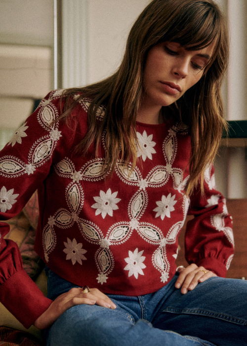 Sézane -Blouse FLAMINE - 115€