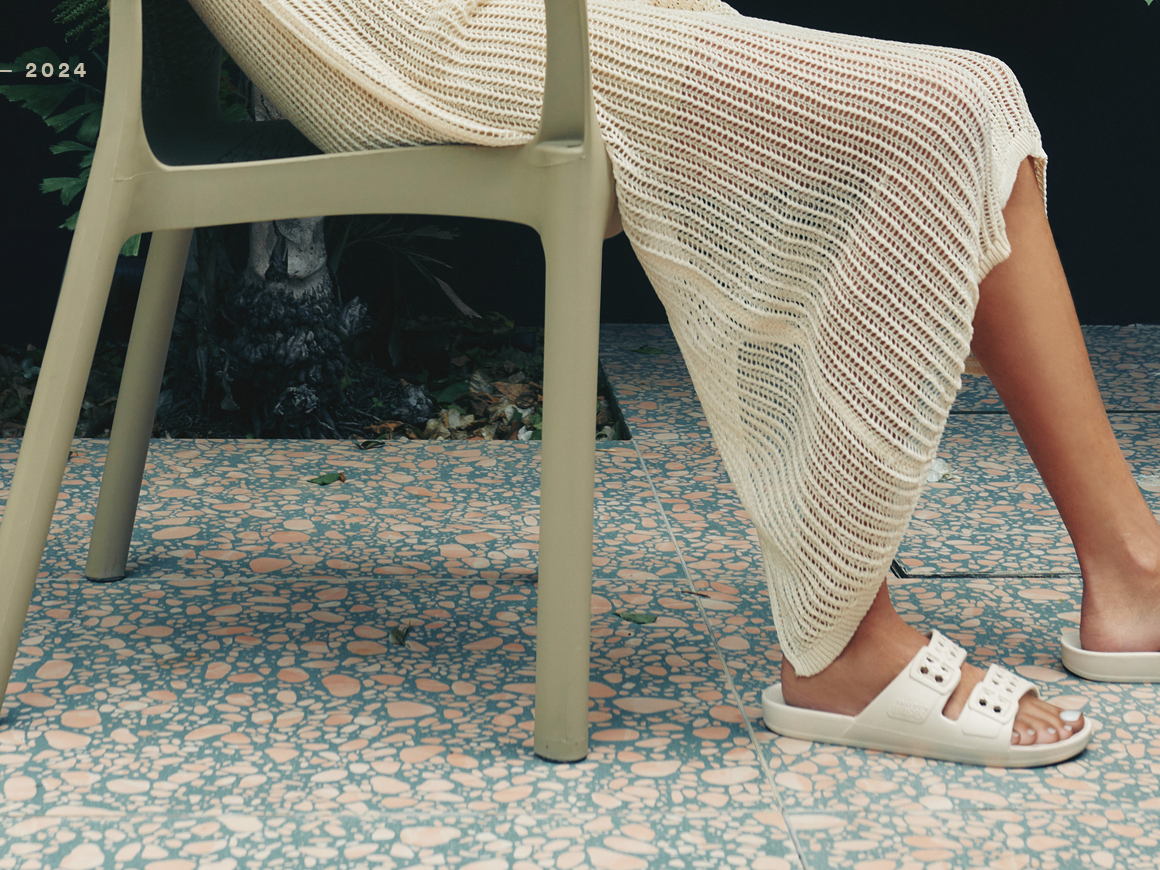 Grof geweven: de nieuwste Freedom Moses slippers