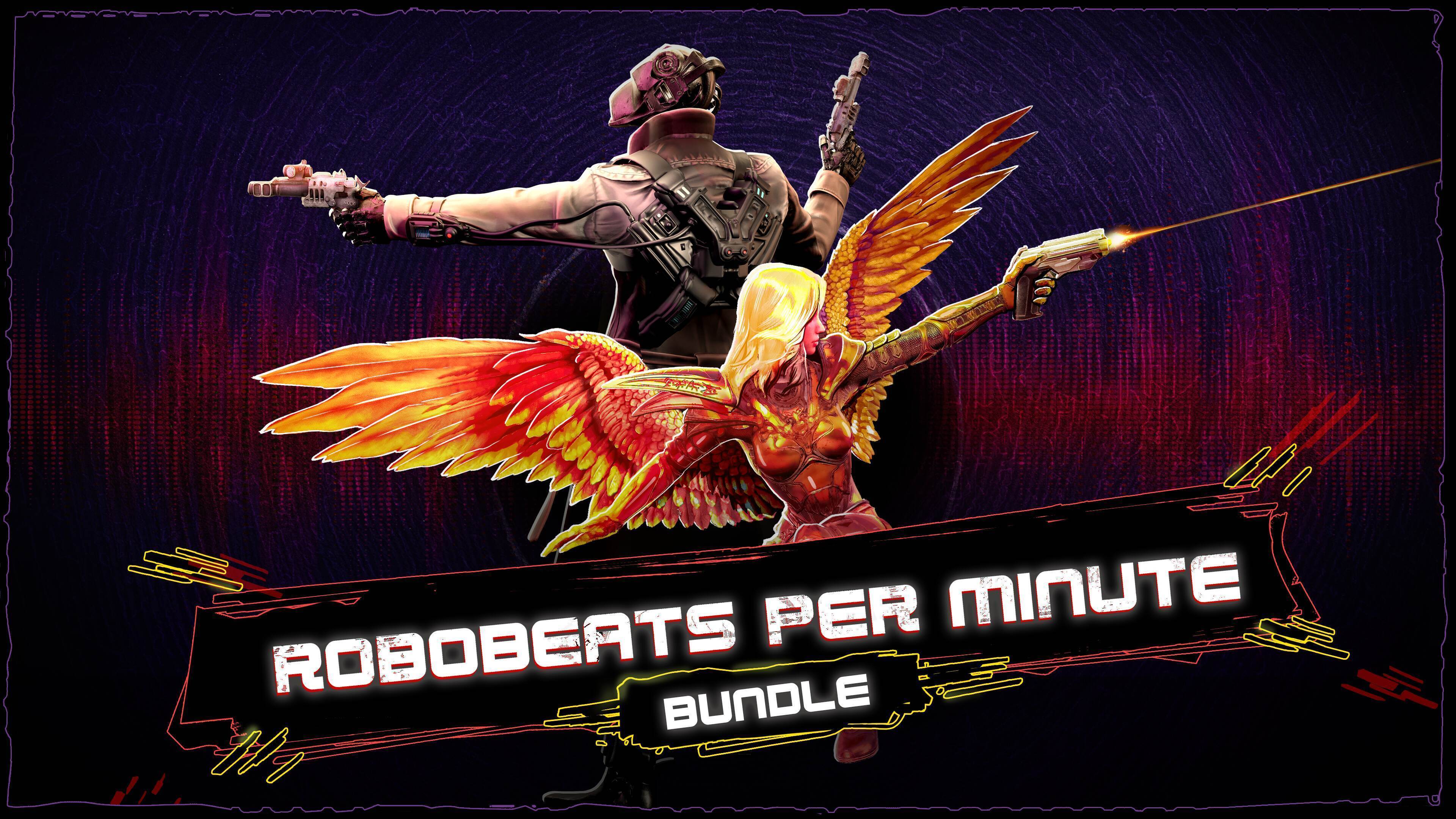 Rhythm shooters, ROBOBEAT and BPM: BULLETS PER MINUTE join forces for a Steam bundle and special in-game content.