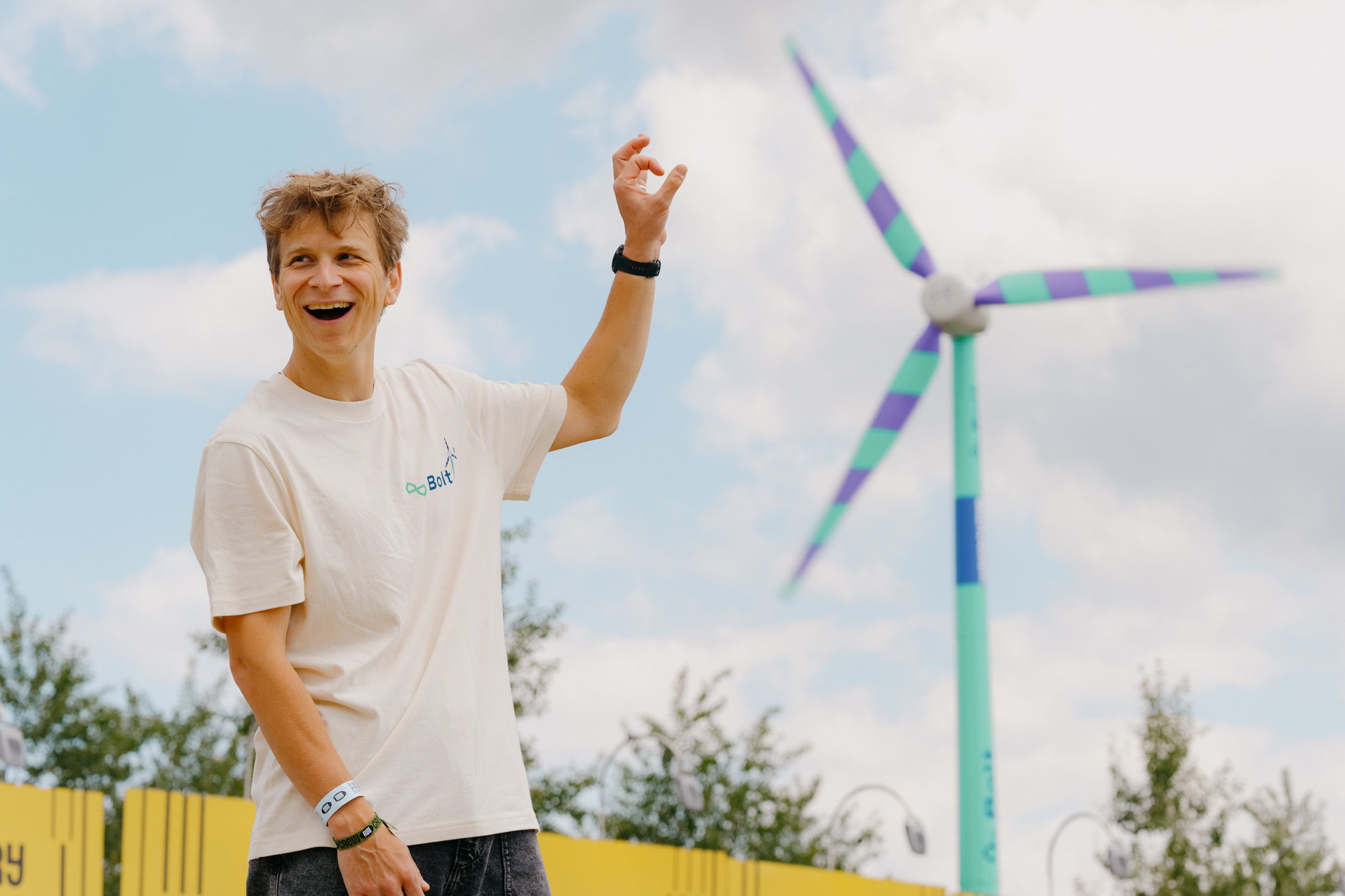 Mobiele windmolen - Eolienne mobile: Breeze Springsteen