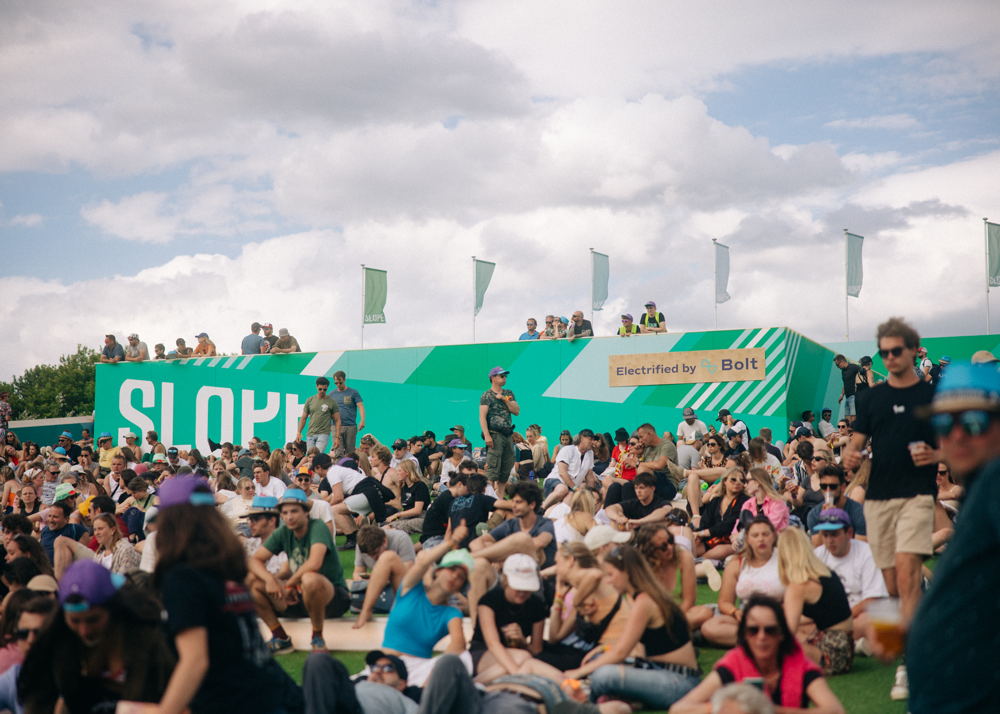 The Slope draaide op groene stroom op Rock Werchter 2022 ©Annika Wallis