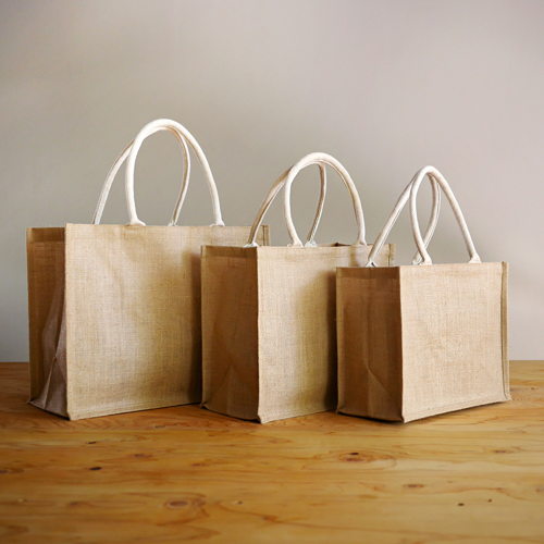 Jute My Bag A3 Raw White
