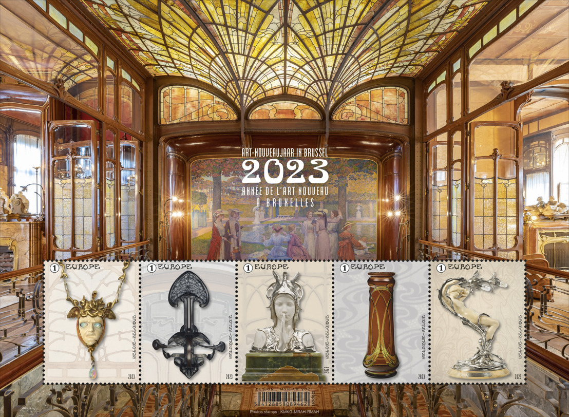 Une émission de timbres-poste rend hommage à des objets Art nouveau d'exception