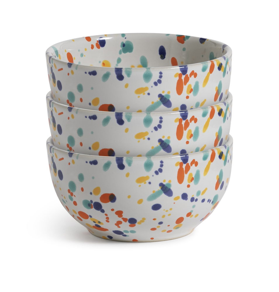 Habitat Optimist Speckle Nibble Bowl 3 Pack, £8.25
