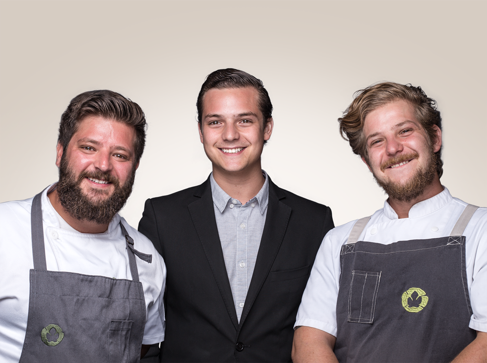 Rodrigo, Patricio y Daniel Rivera-Rio