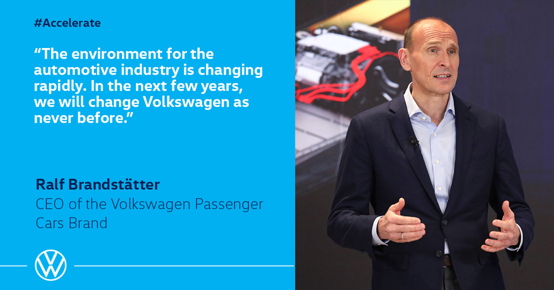 Volkswagen versnelt transformatie naar software-georiënteerde mobiliteitsleverancier