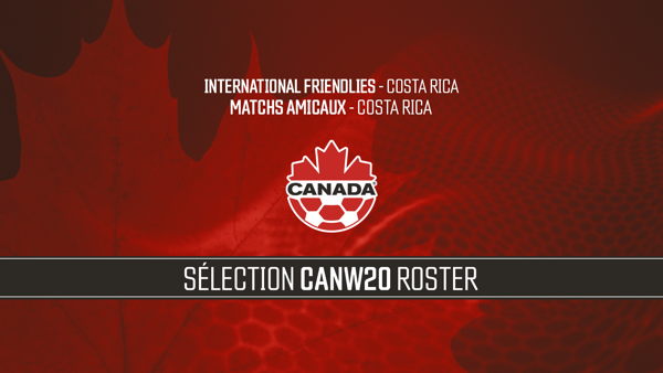 Formation du CANW20 dévoilée pour le camp d'avril au Costa Rica