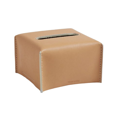 Leather Tissue Box, ¥10,000