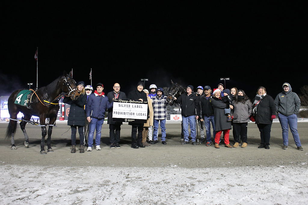 Silver Label and Prohibition Legal were honoured for their great racing careers on Saturday. (New Image Media)