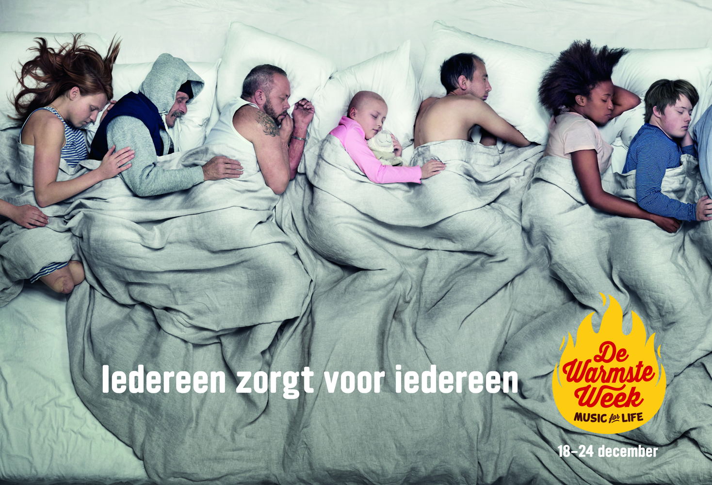 "Iedereen zorgt voor iedereen" (Music for Life 2016)