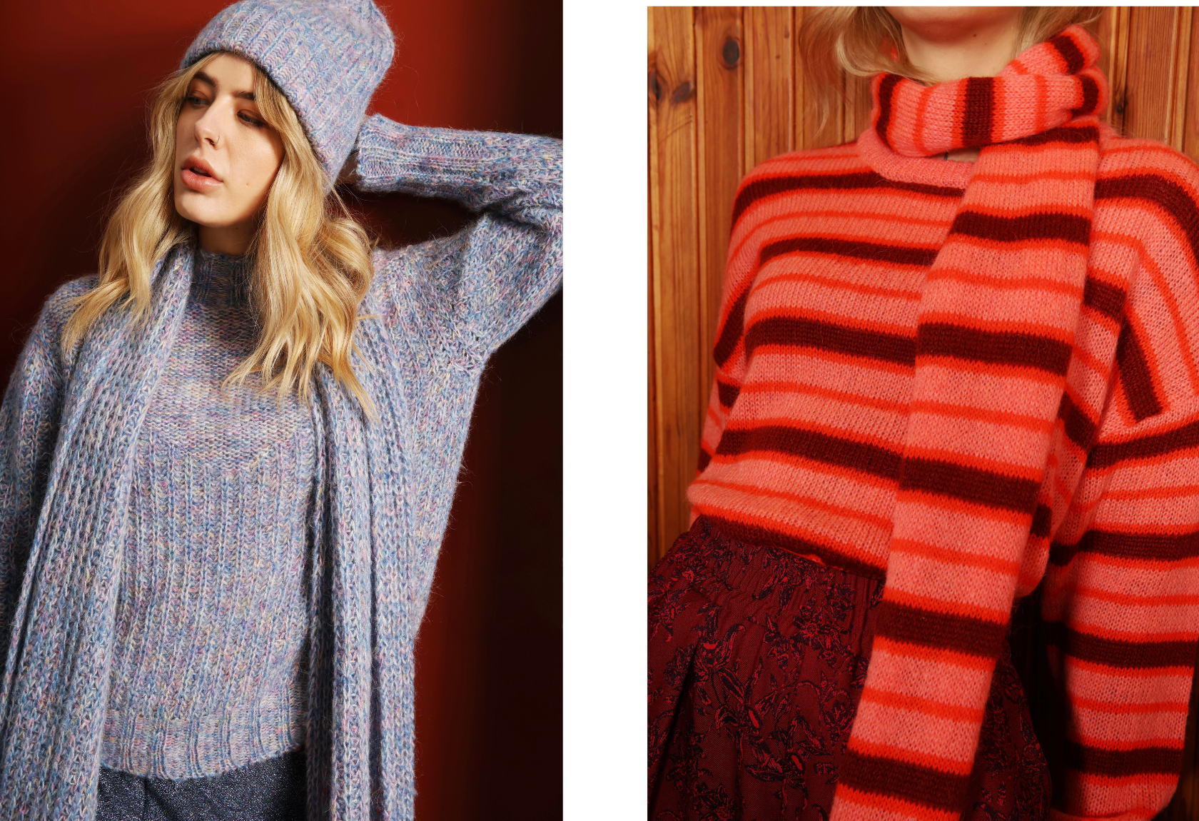 KNITWEAR IN DE HOOFDROL BIJ HAMPTON BAYS 