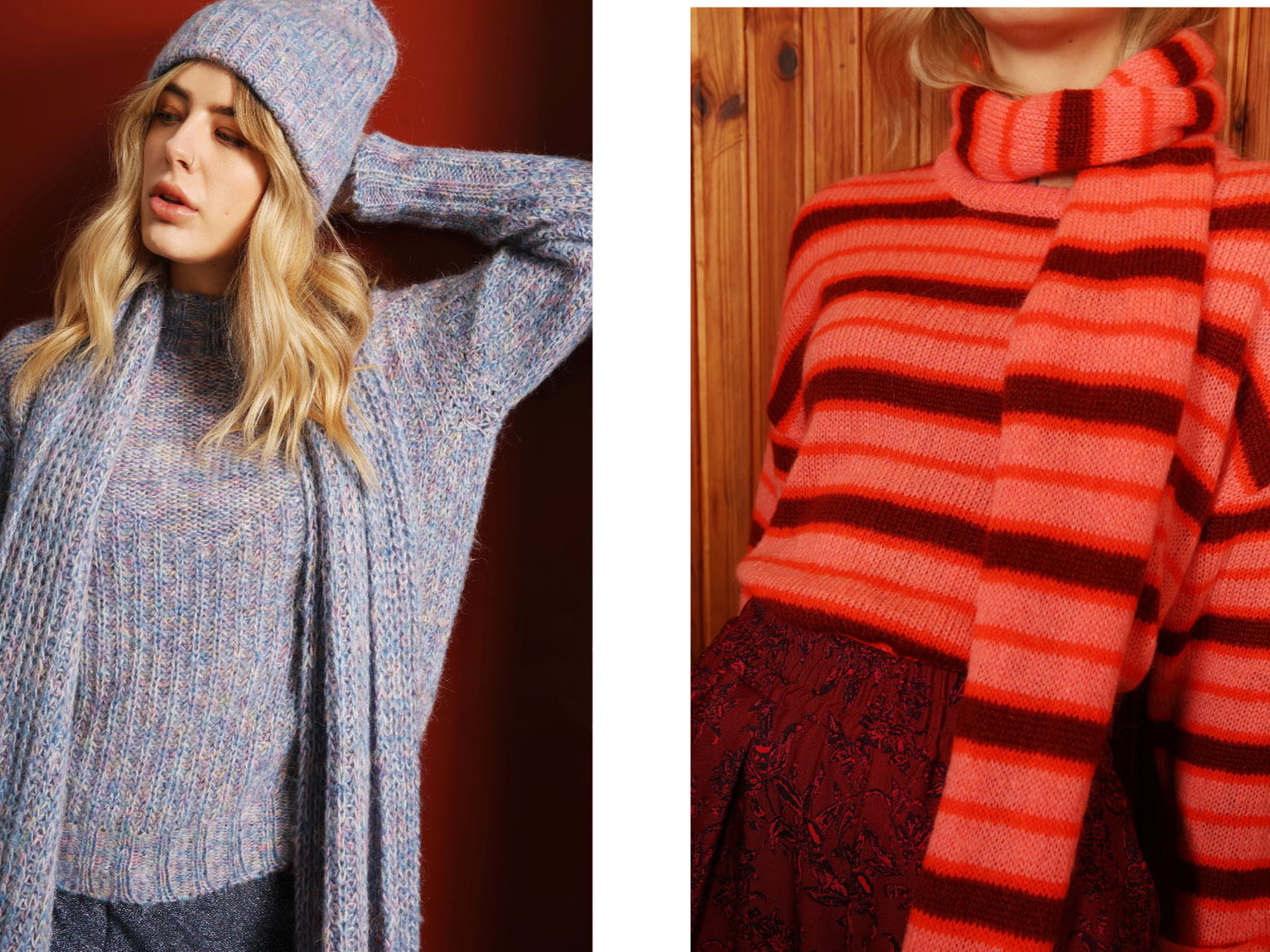 KNITWEAR IN DE HOOFDROL BIJ HAMPTON BAYS 