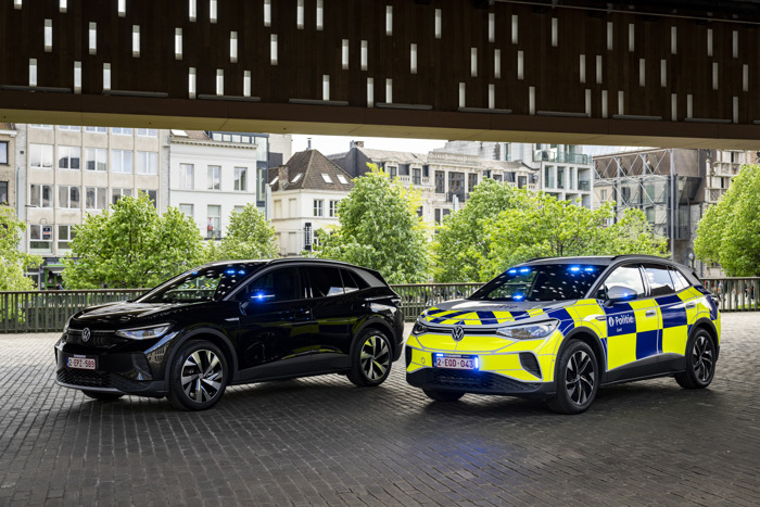 Preview: La zone de police de Gand teste un nouveau concept car basé sur la Volkswagen ID.4