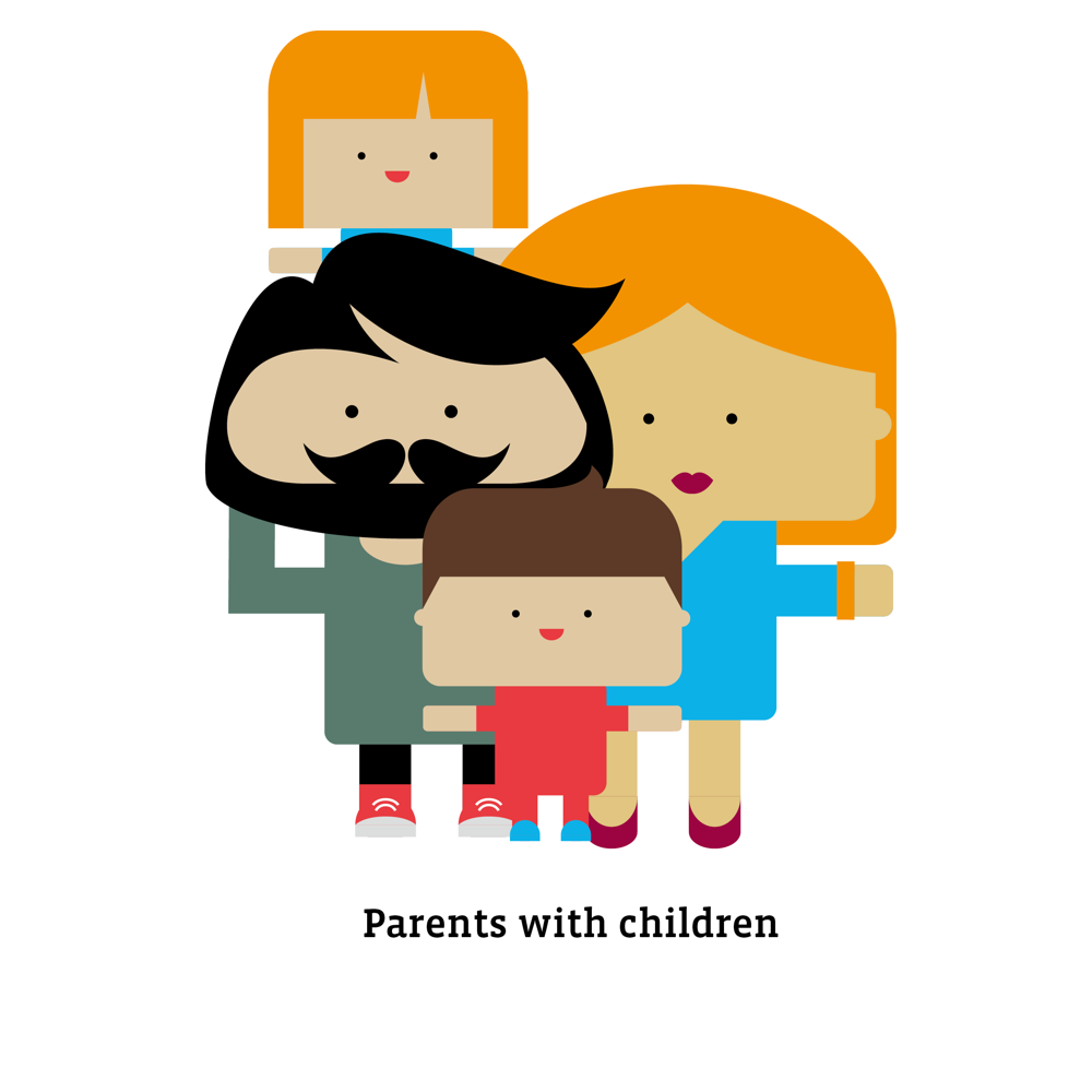 Who's IZI? - Parents with children