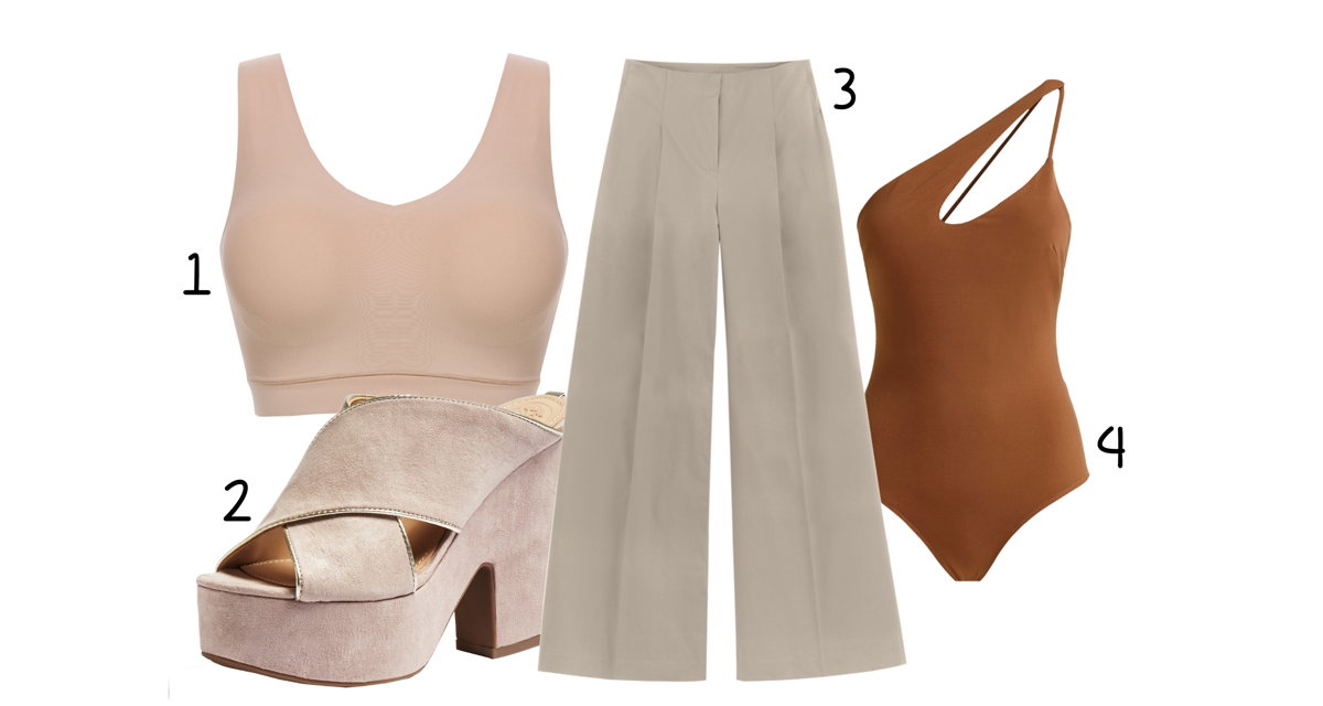 1: Chantelle SoftStretch - 2: GUESS Footwear - 3: La Redoute x Kenta Matsushige - 4: GUESS Women