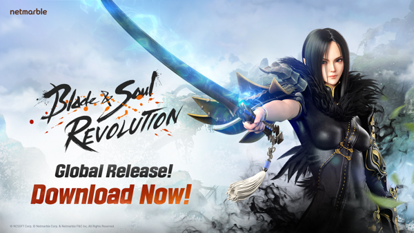 Blade & Soul Revolution, le RPG mobile en monde ouvert de Netmarble, est désormais disponible dans le monde entier
