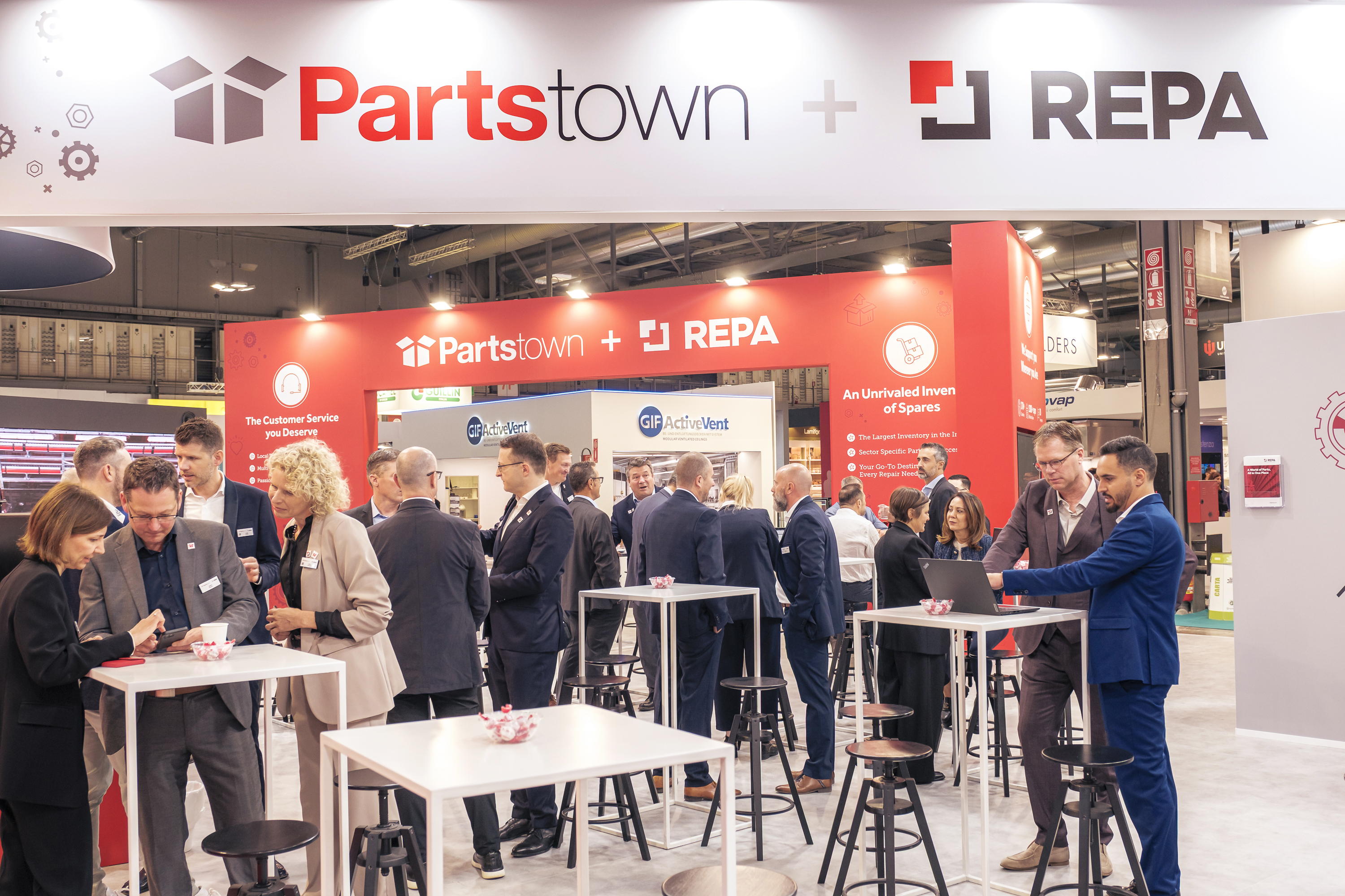 REPA and Parts Town Booth at Host 2025 REPA and Parts Town Booth at Host 2025