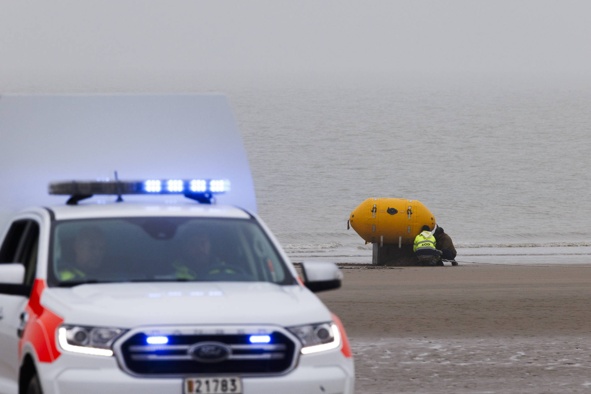 Bomb disposal unit begins removal of WWII sea mines off Belgian coast