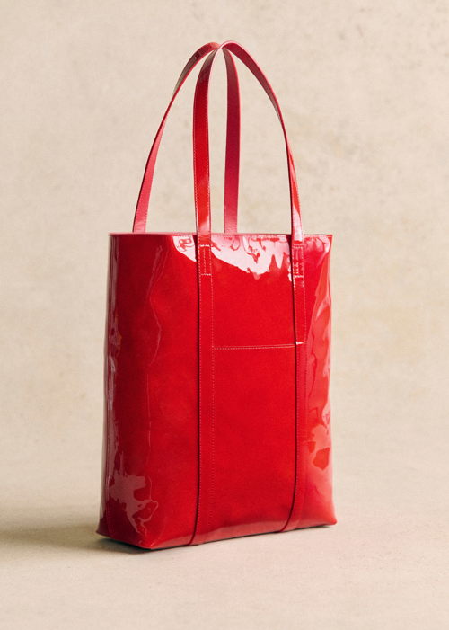Sézane - LE CABAS Rouge vernis  (8)