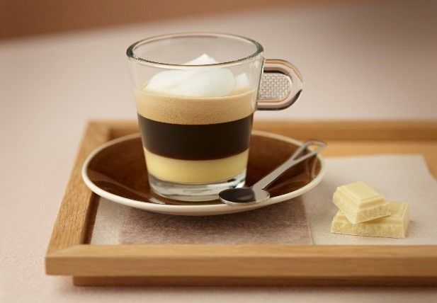 Espresso met witte chocolade