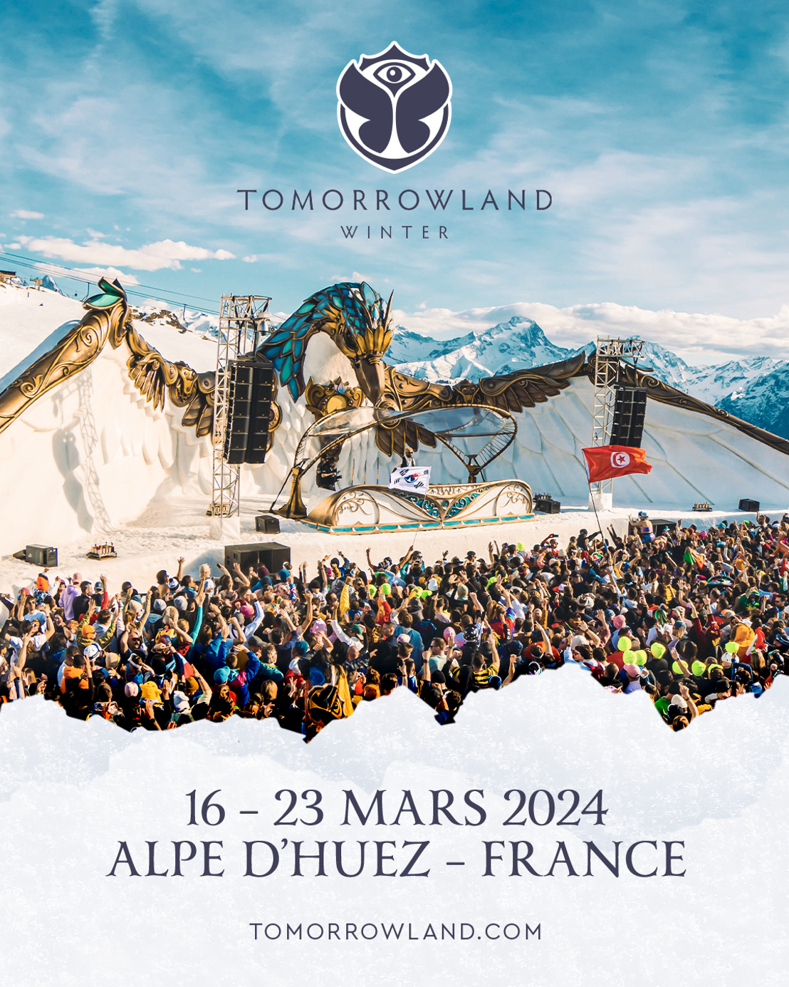 Tomorrowland Winter opnieuw naar het adembenemende Alpe d’Huez 