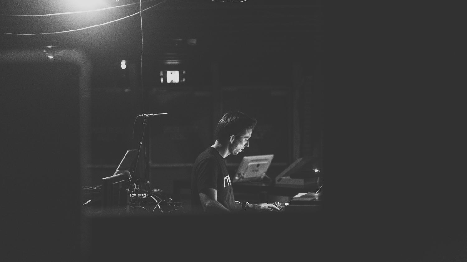 Simon Keet, FOH Engineer and Production Manager. Photo by Solomon Scopazzi