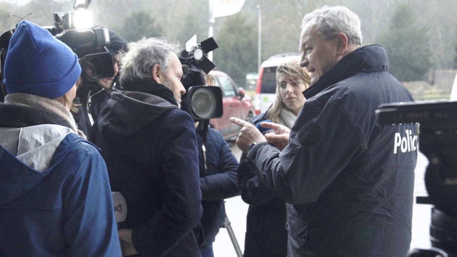 Alain Remue tijdens de zoektocht naar Frederik Vanclooster