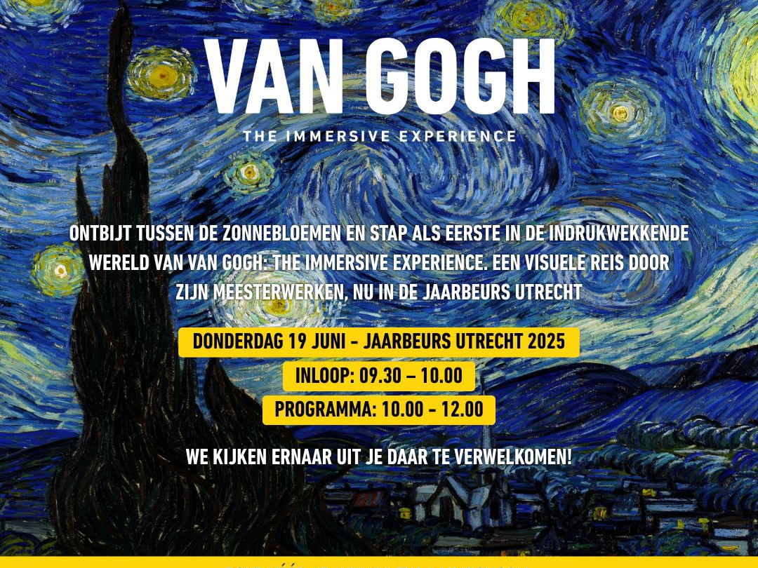 UITNODIGING: Opening Van Gogh - The Immersive Experience 