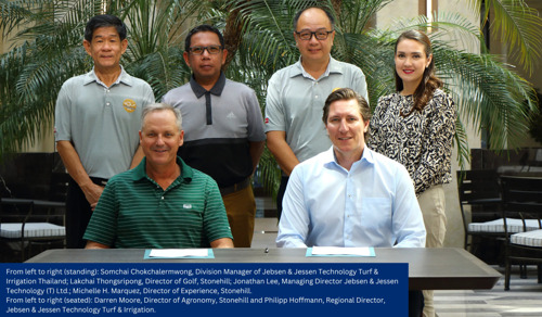 JEBSEN & JESSEN TECHNOLOGY – TURF & IRRIGATION AND STONEHILL UPGRADE THEIR PARTNERSHIP WITH SIGNING OF TEN-YEAR AGREEMENT