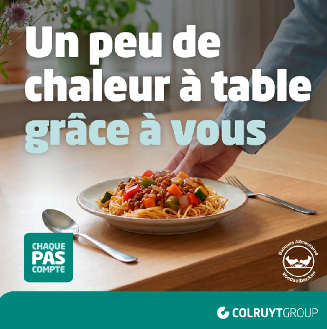 Colruyt Group food collection campaign for the Food Banks focuses on healthy food