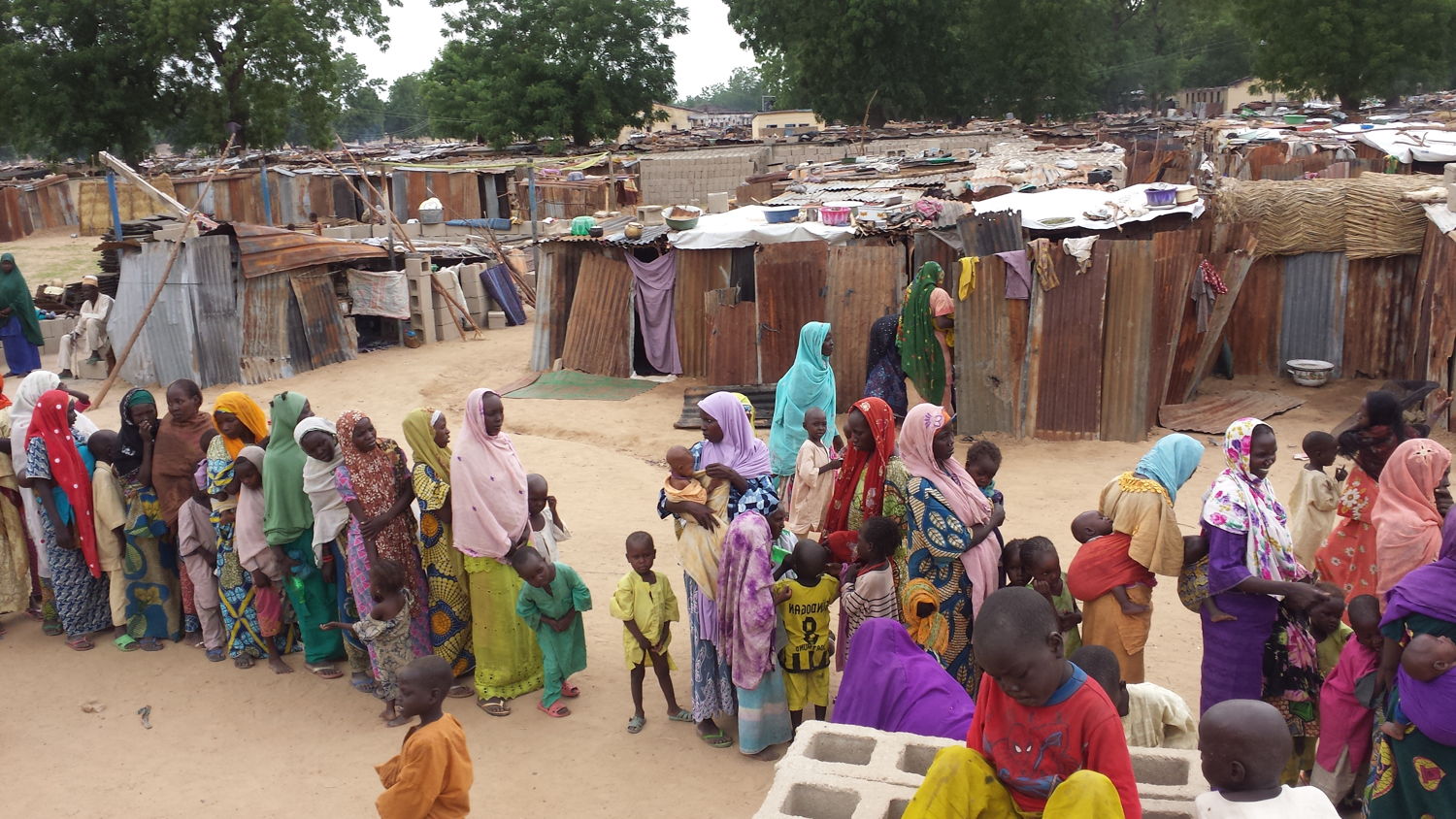 La population du camp de Bama est estimée entre 10 000 et 12 000 personnes © Claire Magone/ MSF