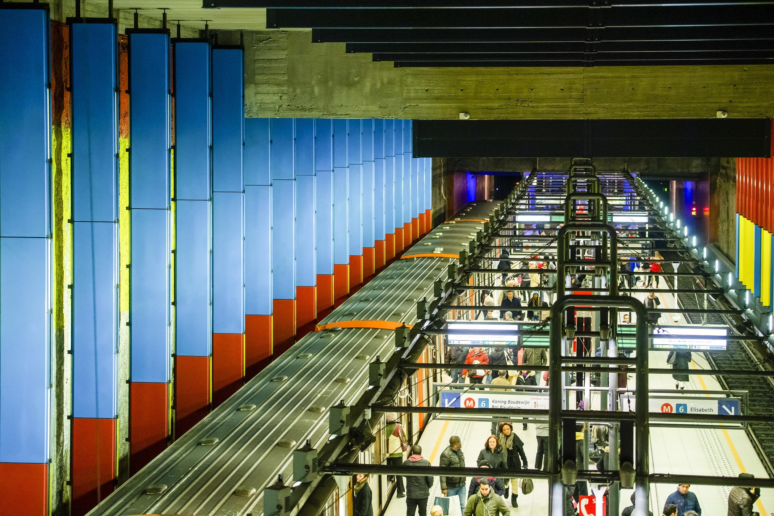 Metroverkeer onderbroken tussen Simonis en Koning Boudewijn op 15 en 16 februari