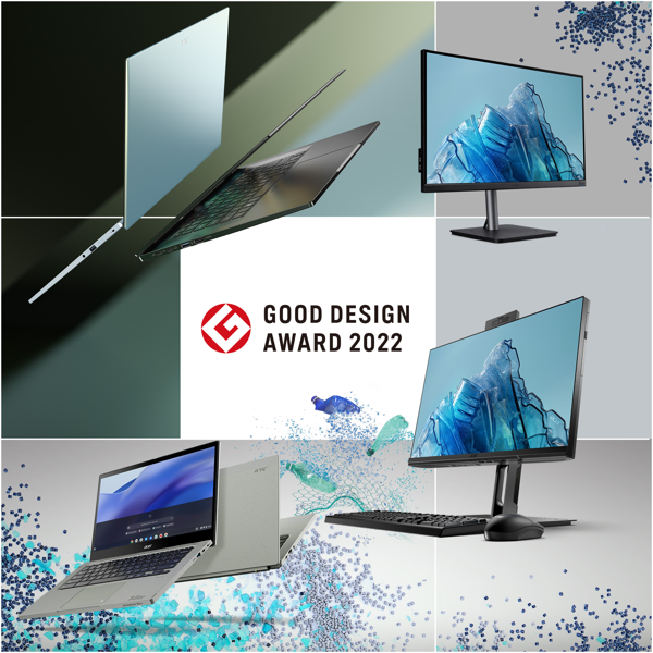 Multiple Acer Vero Products Win 2022 Good Design Awards