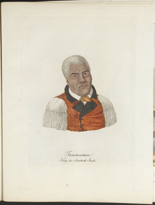 Portrait du roi des îles Sandwich, 1821