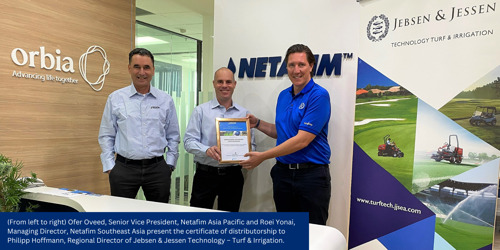 Jebsen & Jessen Technology – Turf & Irrigation Seals Exclusive Partnership Agreement with Netafim