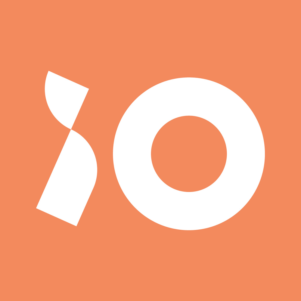 iO logo - orange