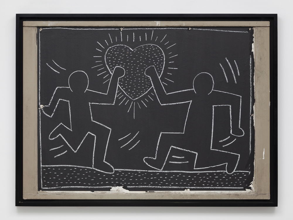 "Untitled Subway Drawing" (1981-1985) by Keith Haring 
