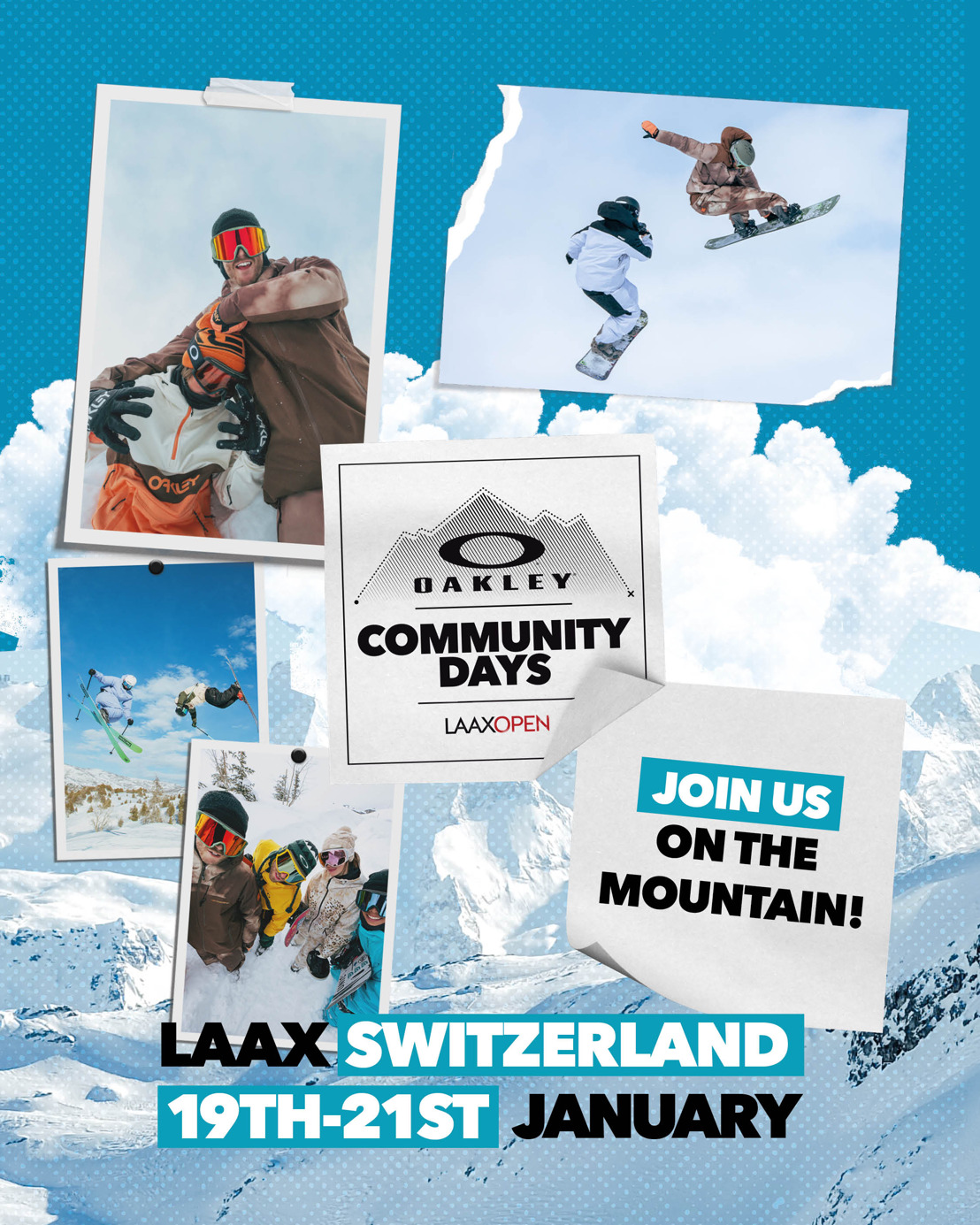 SEND IT WITH OAKLEY COMMUNITY DAYS AT LAAX