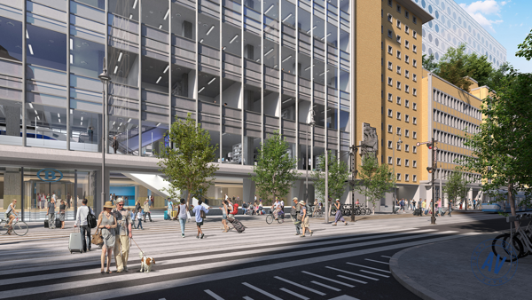 Le Gouvernement bruxellois donne l’approbation finale au permis d’urbanisme pour la rénovation et l’extension des bâtiments SNCB sur l’avenue Fonsny