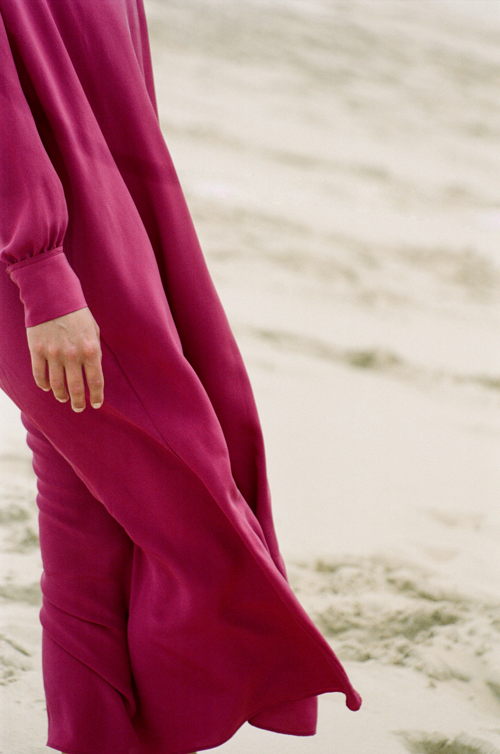Mardi Editions_Robe Coralie - Soie Framboise_315€