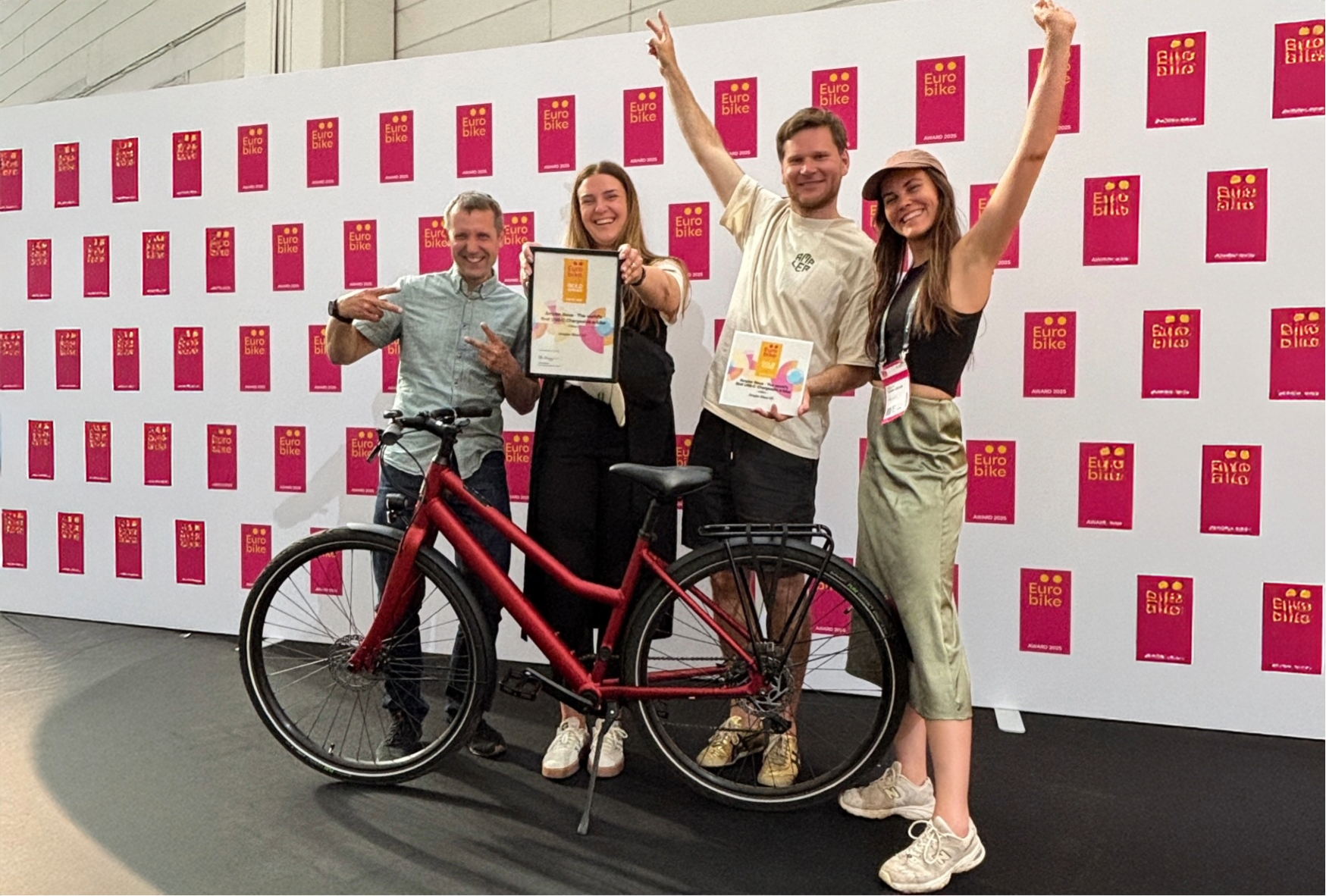 Ampler Bikes gewinnt Eurobike Gold Award für bahnbrechende urbane E-Bike-Innovation