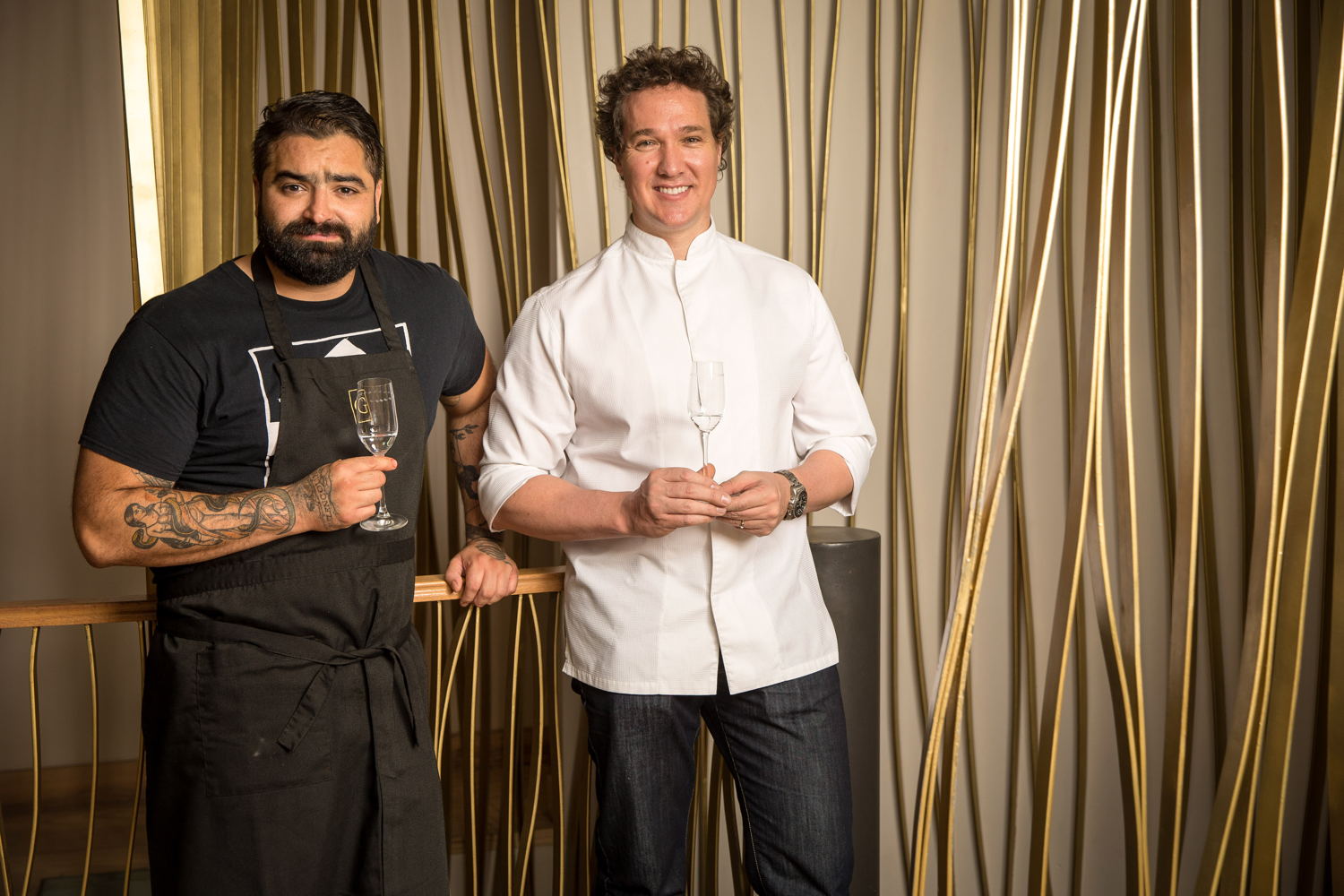 Chefs Francisco Ruano y Vicente Torres en Garum